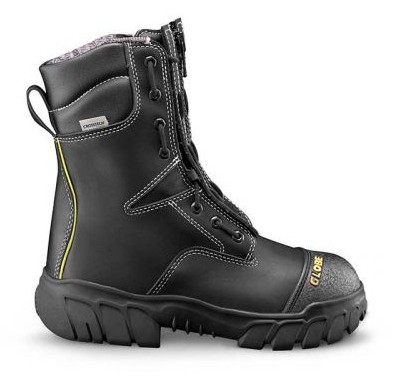 lace up structural firefighting boots