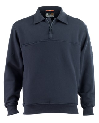 5.11 Tactical 1/4 Zip Job Shirt w/ Canvas Collars & Elbows