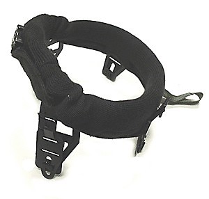 Lion Classic Black Knit Rachet Helmet Headband