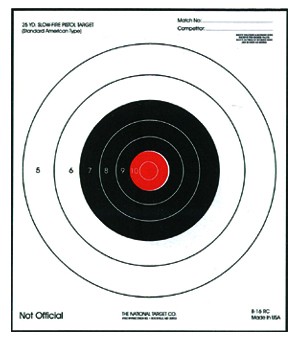 national target army l practice targets pistol