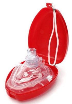 theEMSstore CPR Rescue Mask, with O2 Inlet