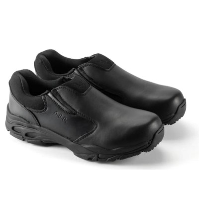 black non slip polishable shoes