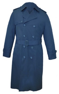 Anchor Uniform Men’s 46” Darien Double Breasted Trench Coat