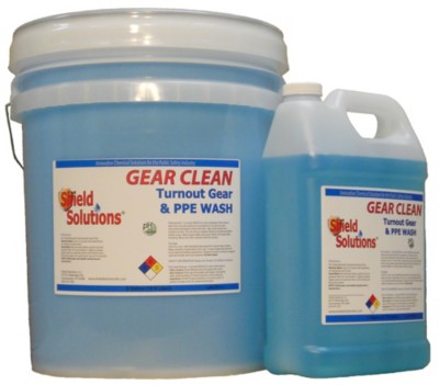 gear turnout clean wash ppe firefighter shield solutions cleaning equipment