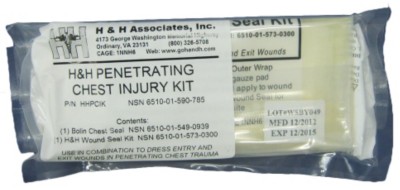 H & H Medical Corporation Penetrating Chest Injury Kit