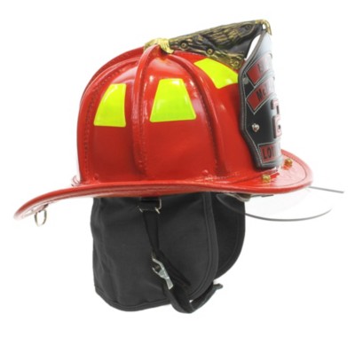 Cairns N5A New Yorker Red Leather Helmet, OSHA