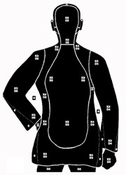 National Target Law Enforcement Silhouette, 50 Yard, 35