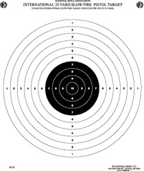 National Target Official NRA Competition Targets, International Pistol ...