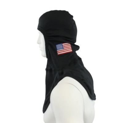 Majestic PAC II PBI Black Hood, w/ Flag, NFPA 1971-2013