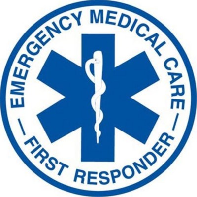 Emergency Medical Care First Responder 3 5 Inch Round Decal