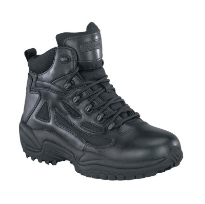 reebok 6 rapid response waterproof side zip tactical boots