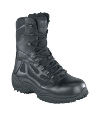 steel toe boots with side zipper